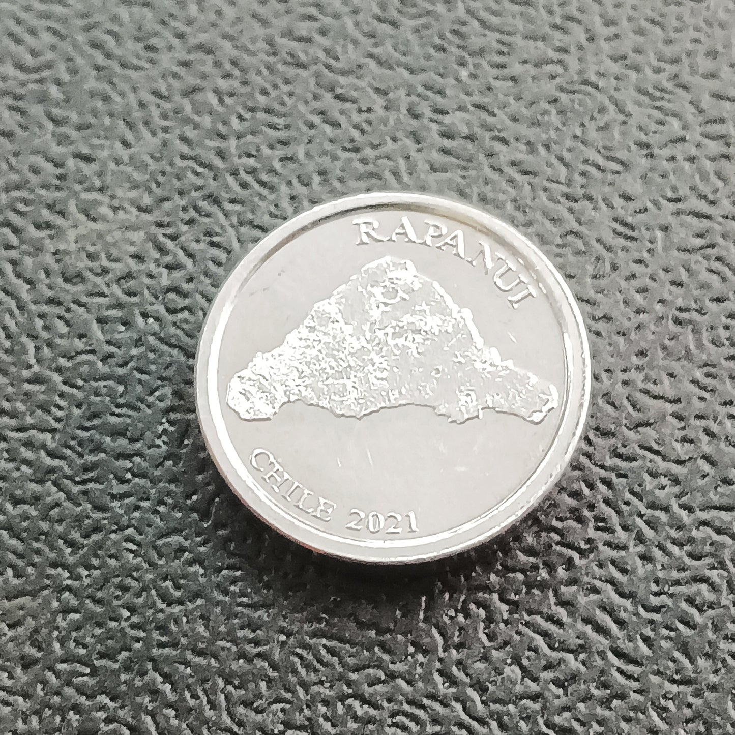 1 Peso 2021 - Rapa Nui (Easter Islands) Type 6 Aluminium