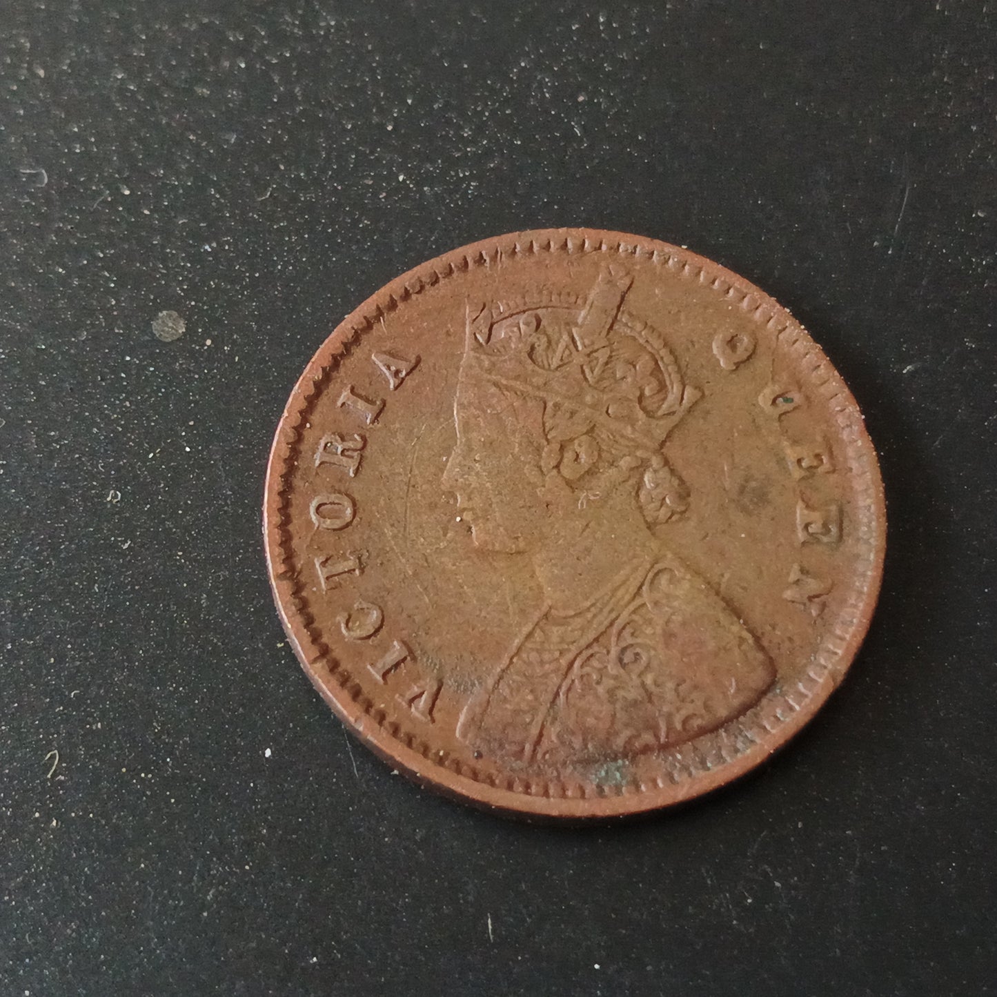1/12 Anna 1876 Victoria Scarce (Ref : AUC1389)