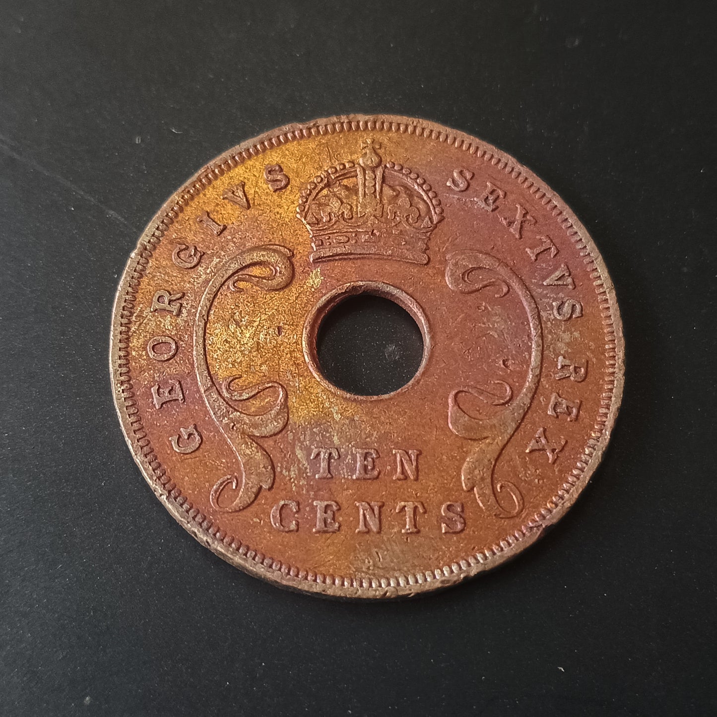 10 Cents 1952 George Vi - East Africa (Ref: AUC1622)