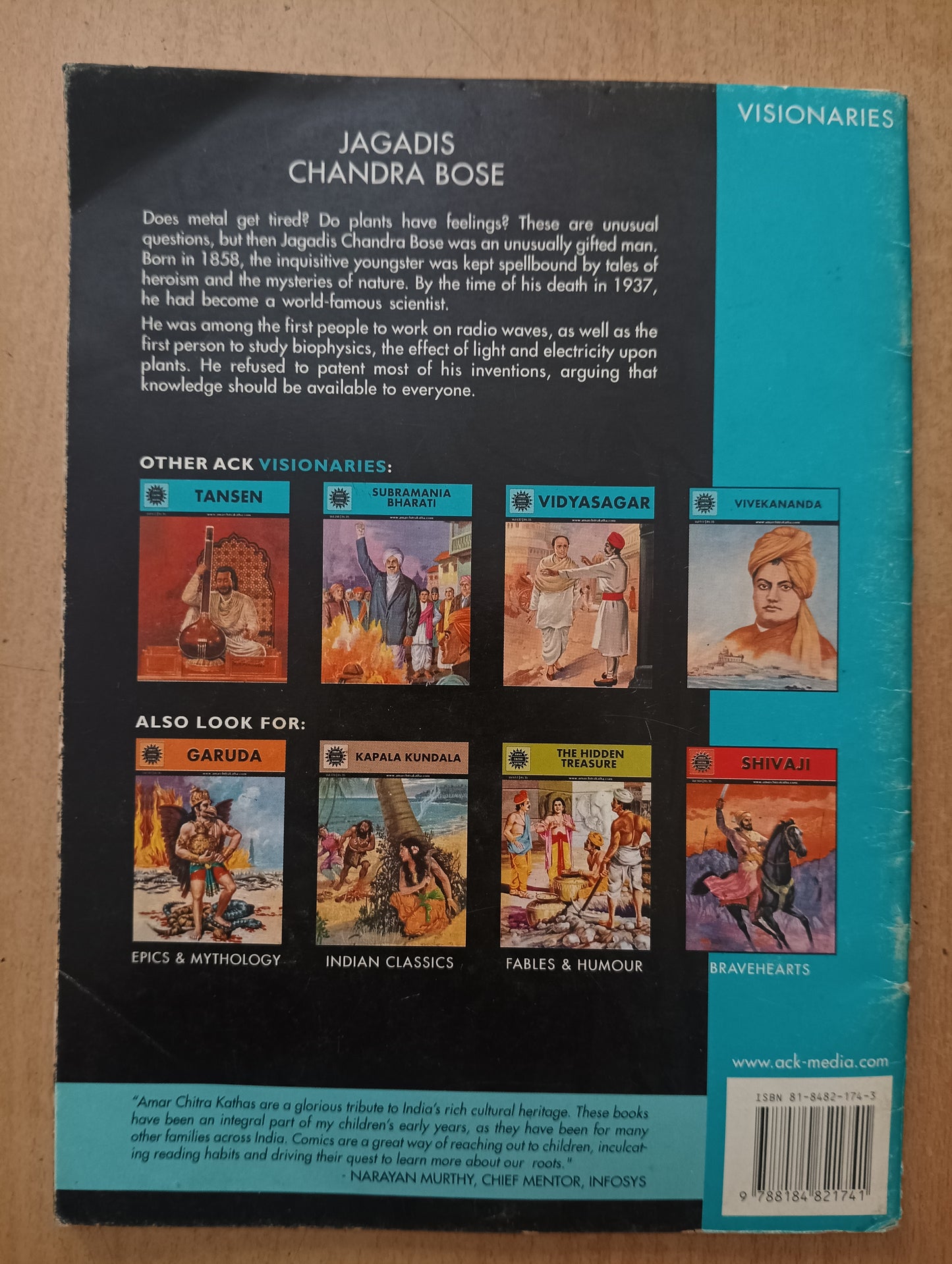 Amar Chitra Katha : Jagdis Chandra Bose (Pre-owned Good Condition)
