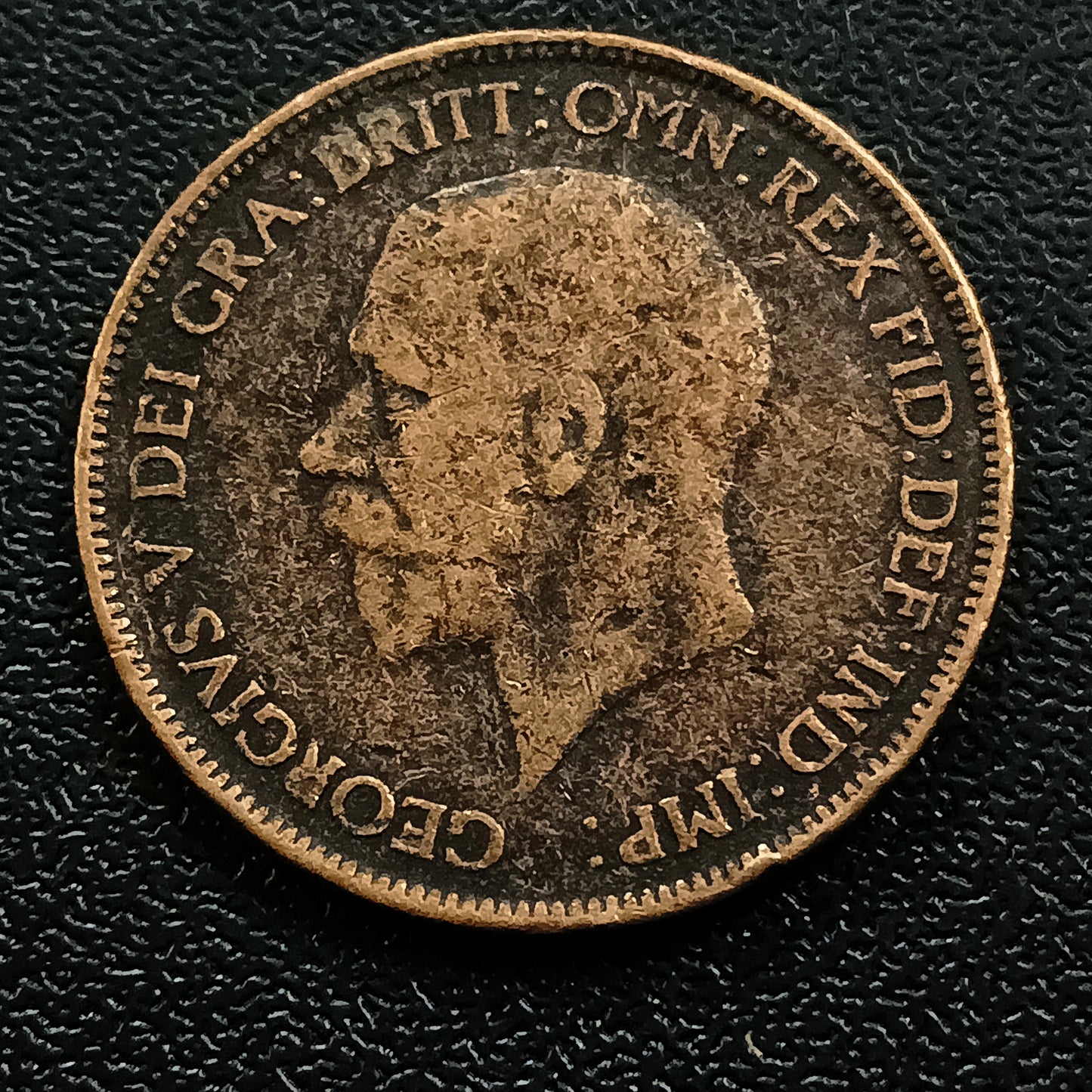 1 Penny George V (1911 AD - 1936 AD ) - United Kingdom