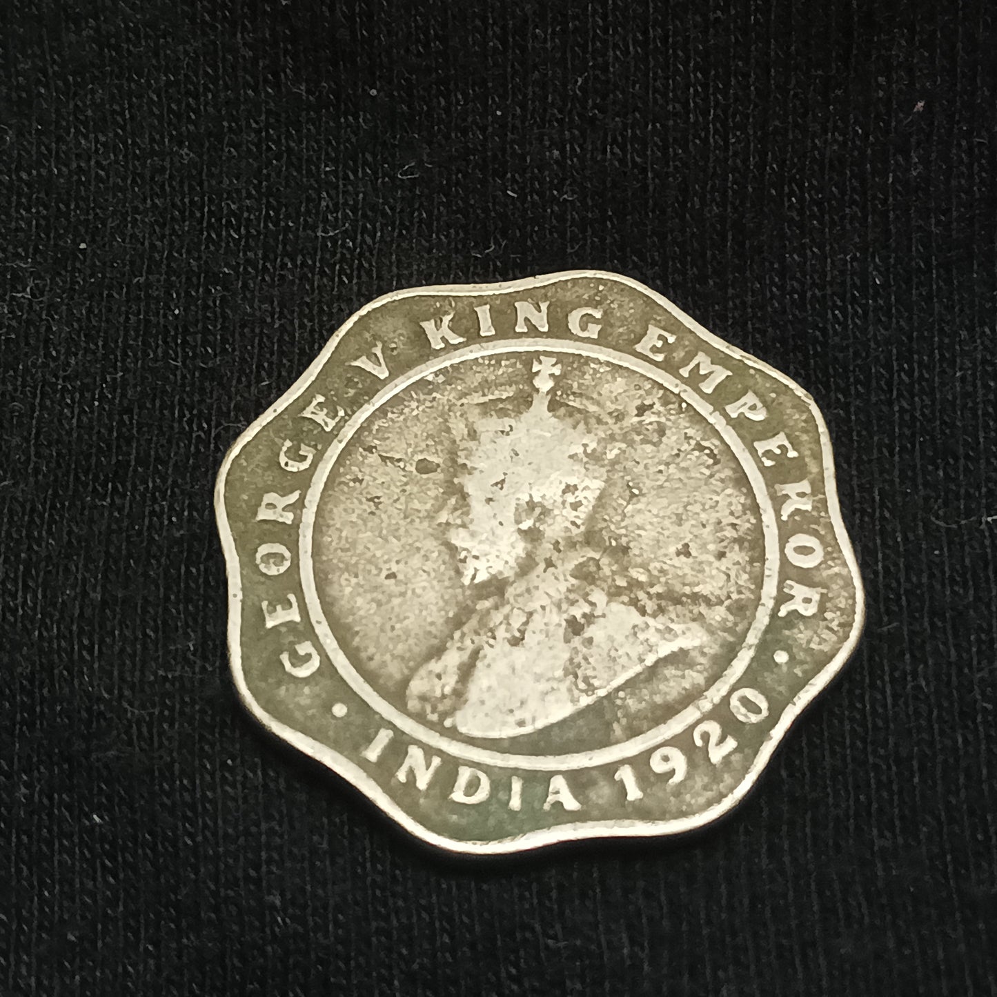 4 Anna 1920 Calcutta Scarce (Ref : 140622)
