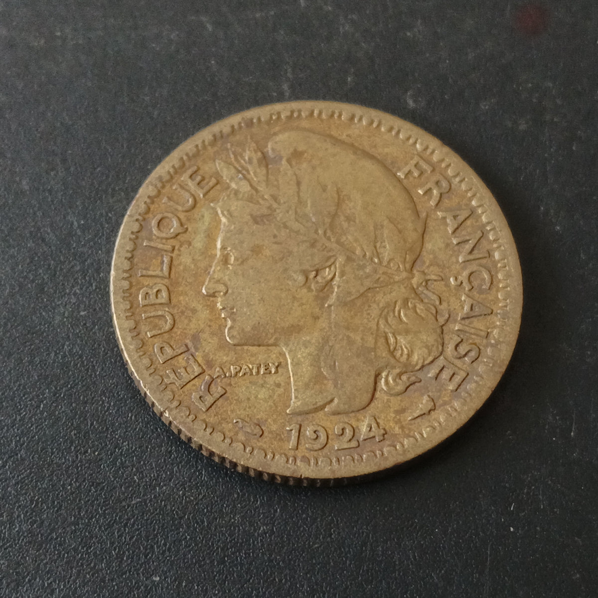 1 Franc 1924 Rare (Territoires sous mandat) - Togo (Ref : 131003)
