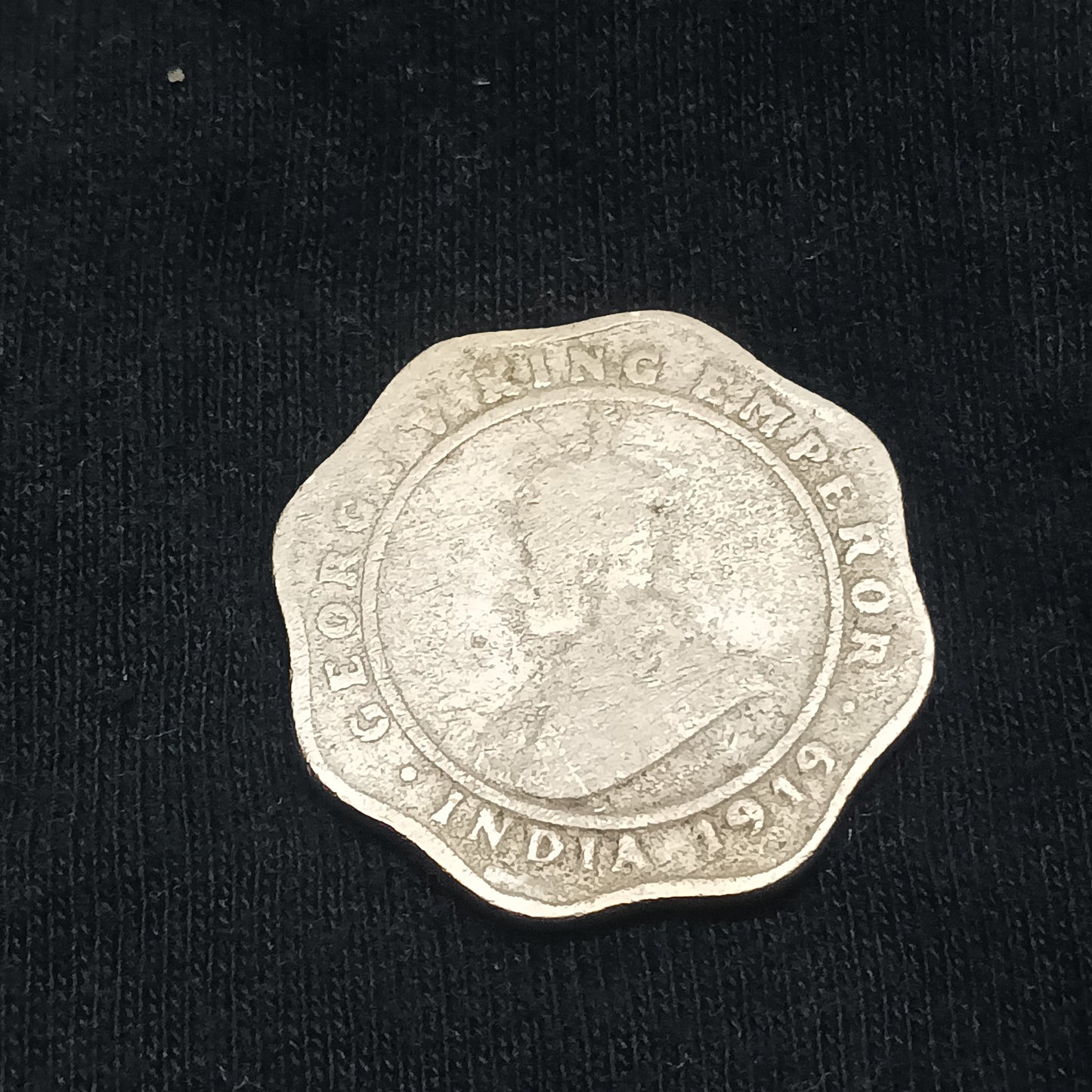 4 Anna 1919 Calcutta Scarce (Ref : 140617)
