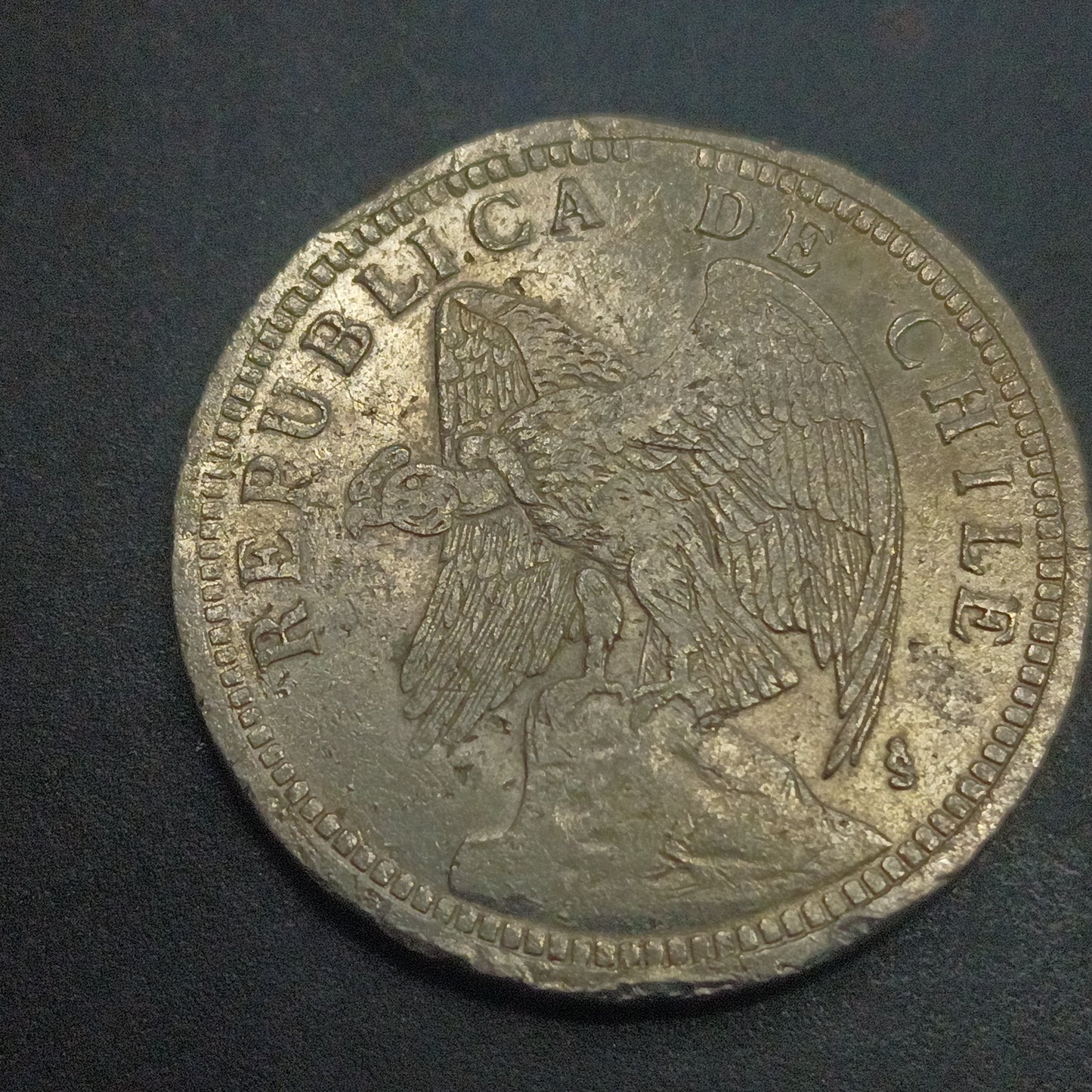 1 Peso 1933 - Chile (Ref: AUC1880)