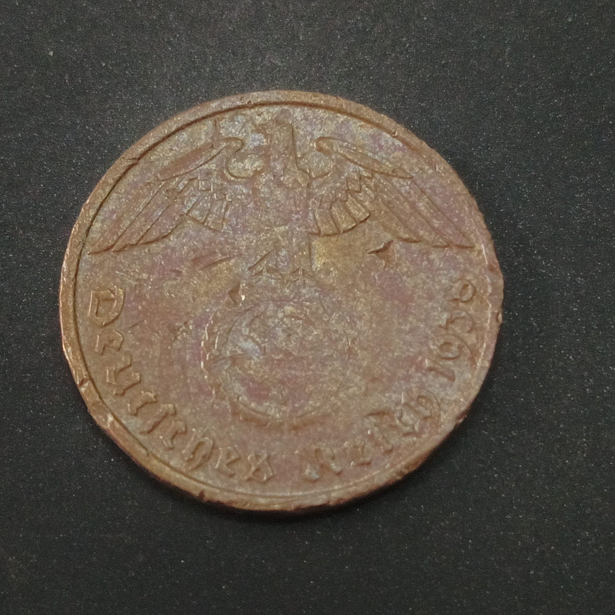 2 Reichspfennig 1938 D- Germany (Ref : AUC1933)