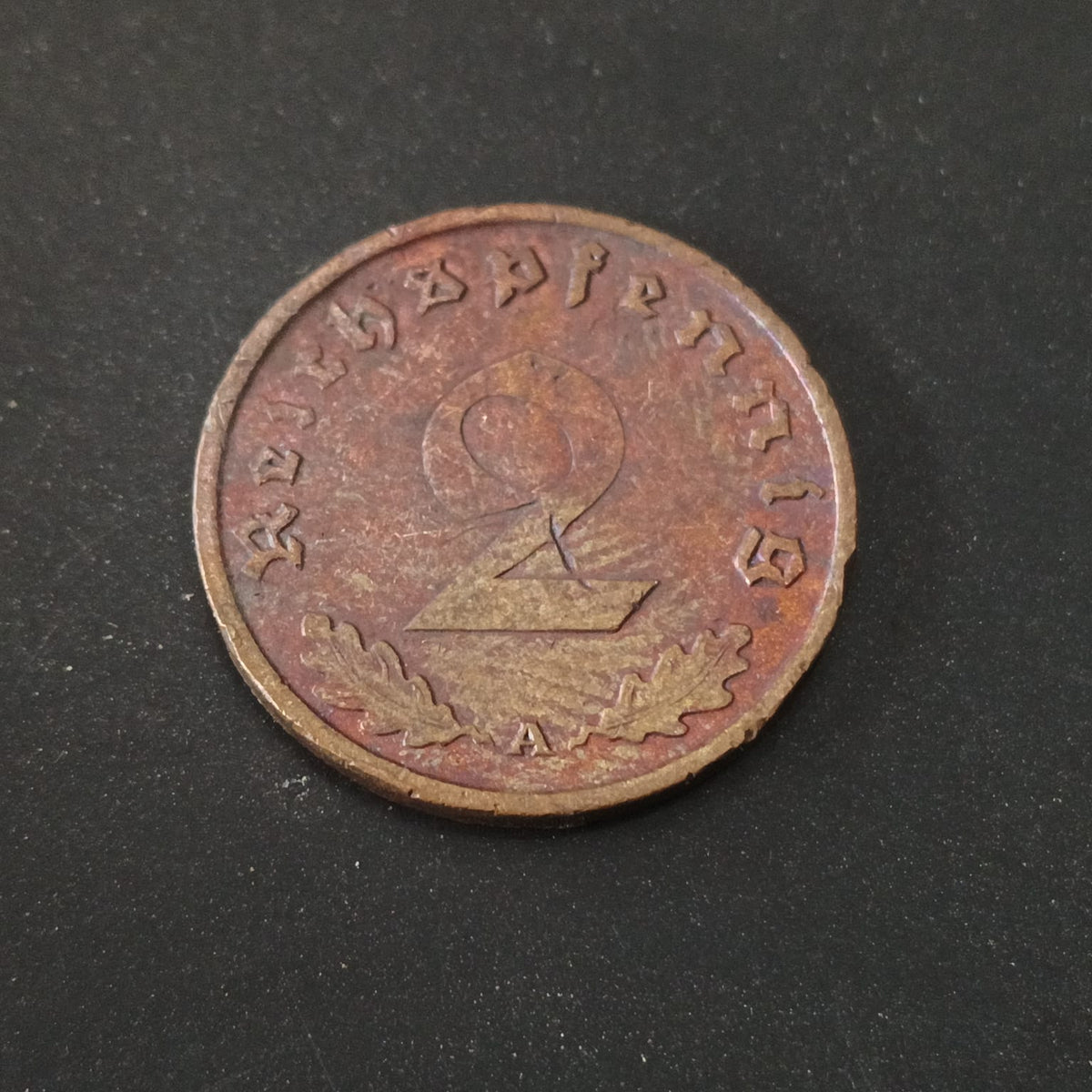2 Reichspfennig 1937 A - Germany (Ref : AUC2096)