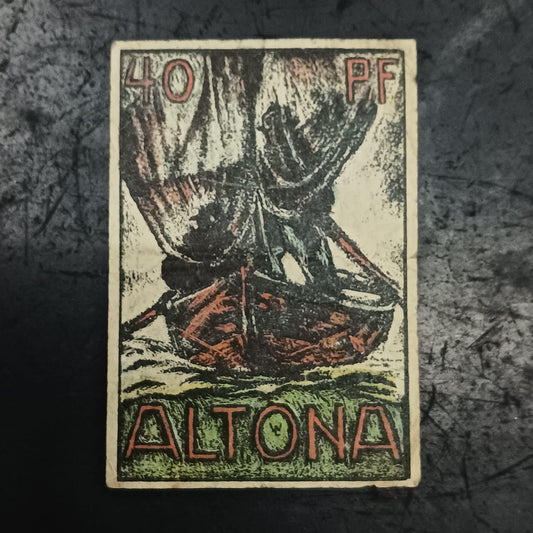 40 Pfennig 1921 -City of Altona (Prussian province of Schleswig-Holstein) - German Notgeld (ref: AUC1941)