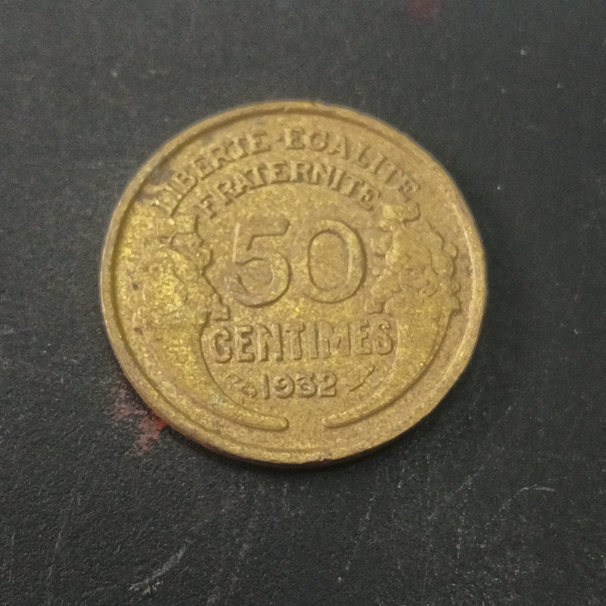50 Centimes 1932  - France (Ref : AUC1927)