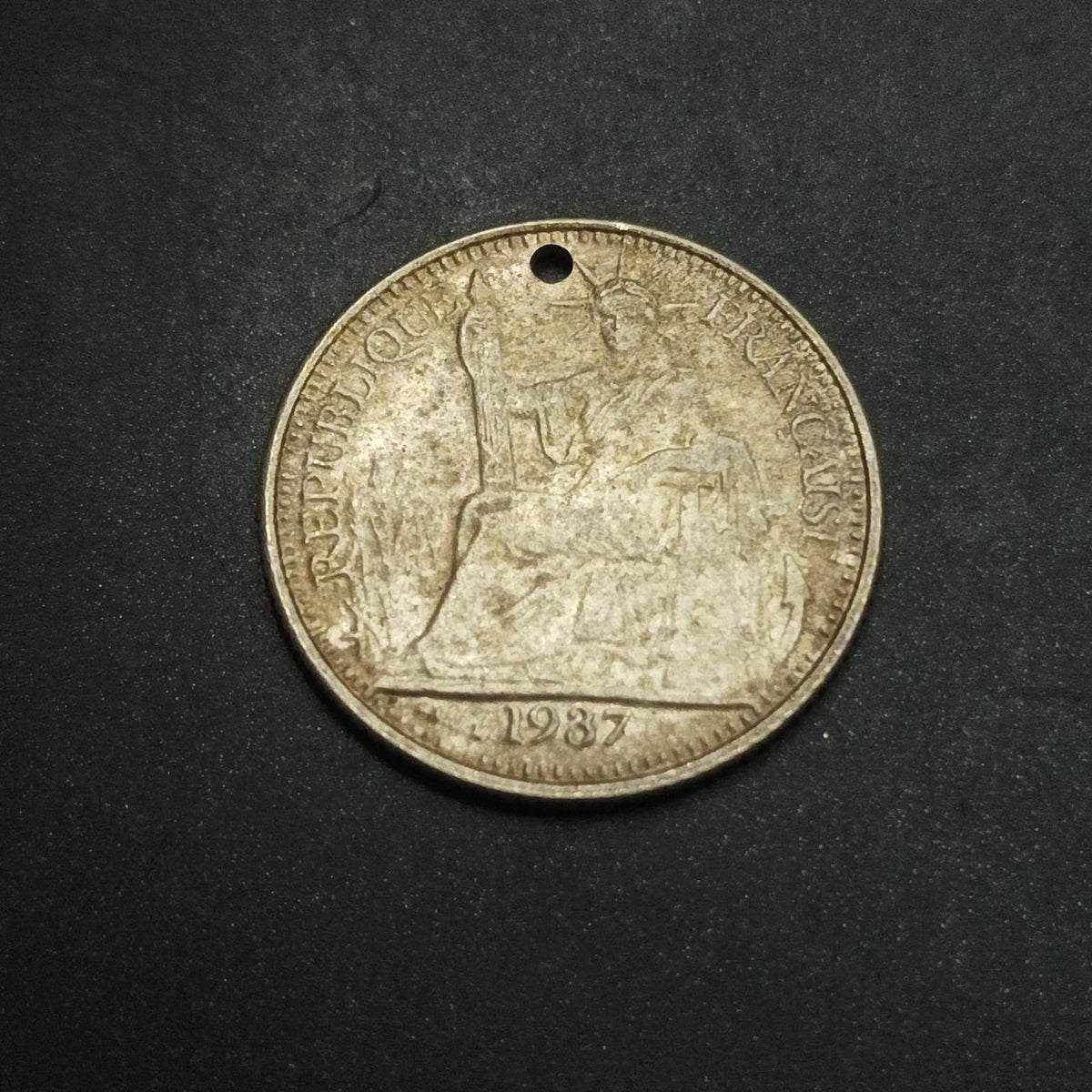 10 Cents (Pattern) Copper Nickel 1937 - French Indochina  - (Ref : AUC1969)