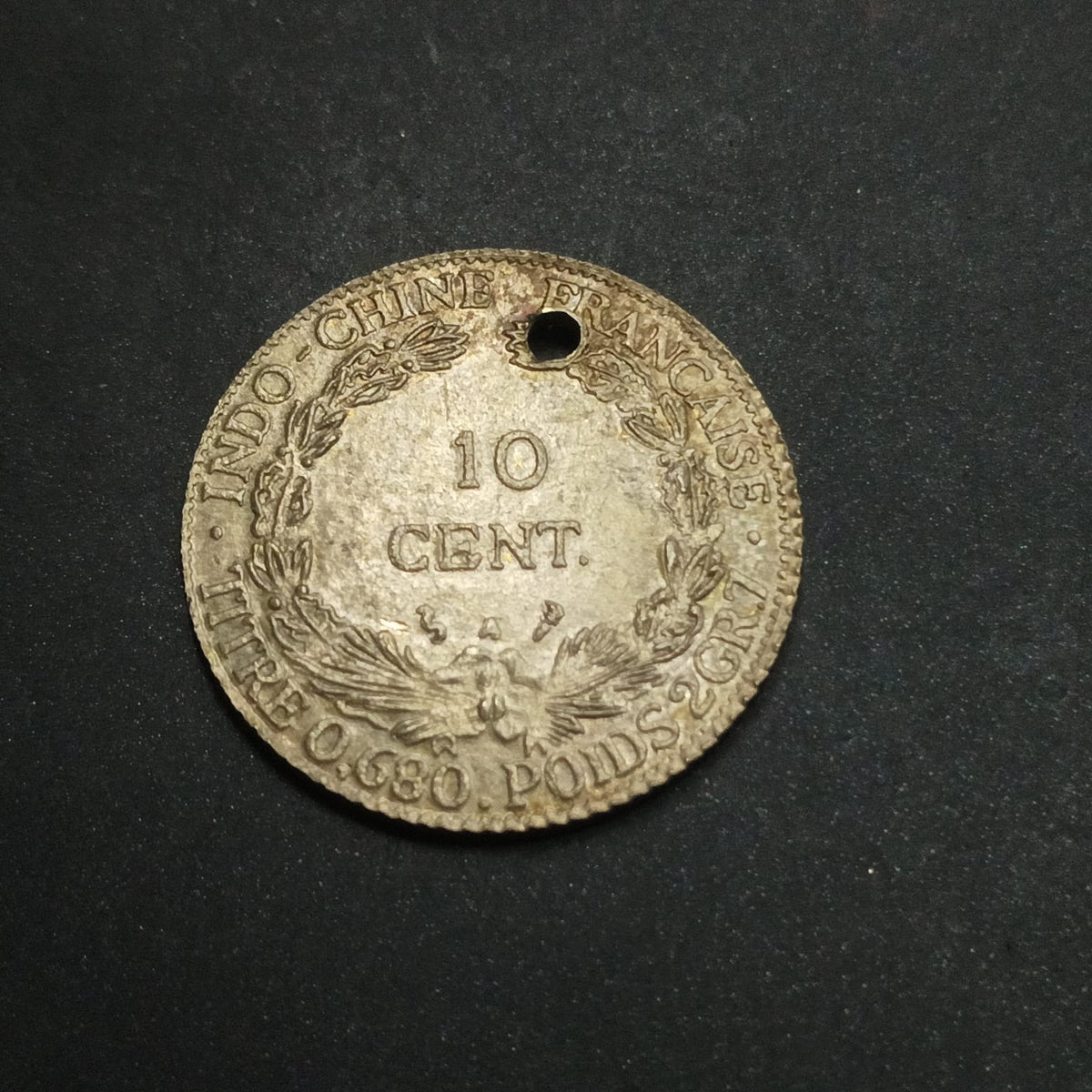 10 Cents (Pattern) Copper Nickel 1937 - French Indochina  - (Ref : AUC1968)