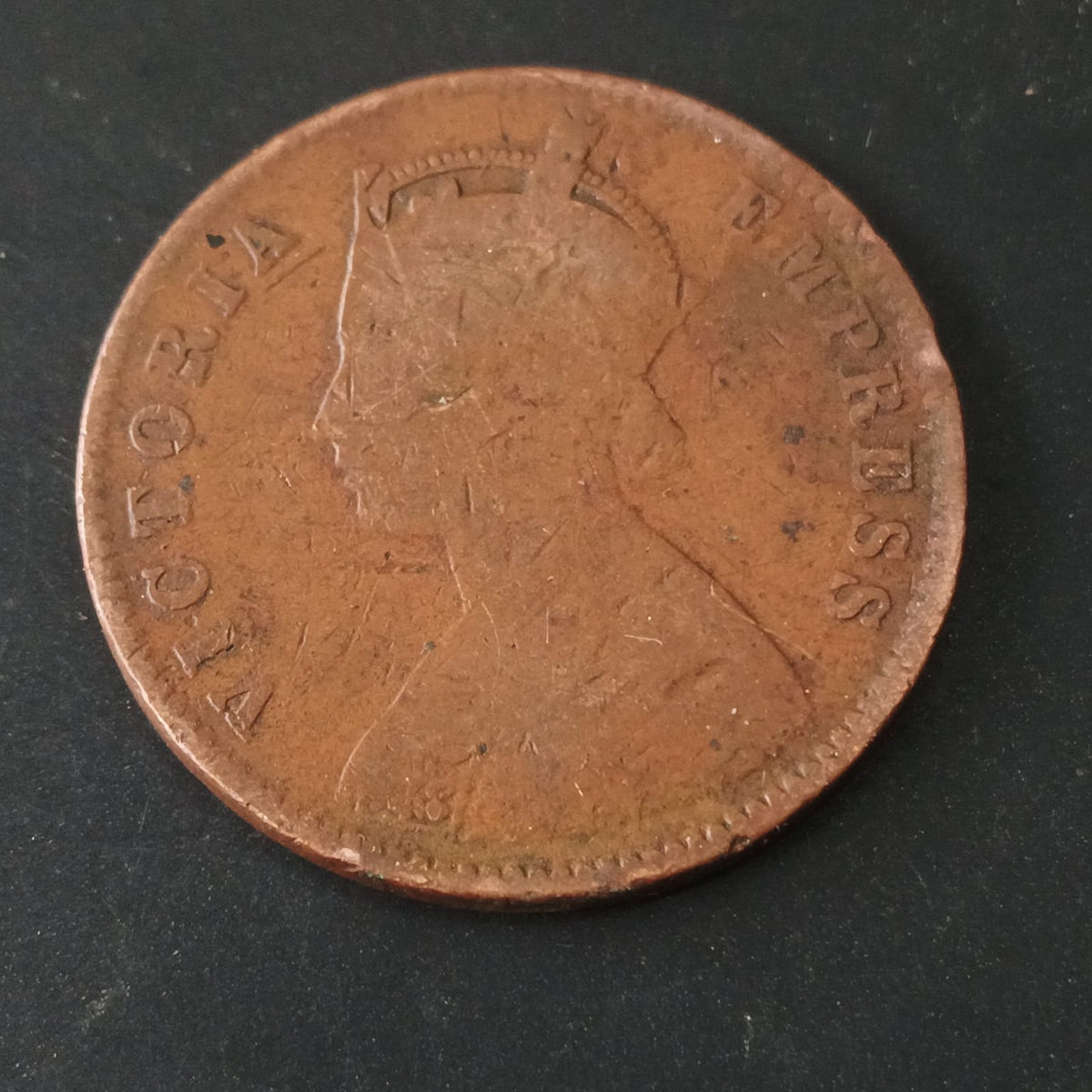 1/4 Anna 1892 Victoria - British India (Ref: AUC2060)