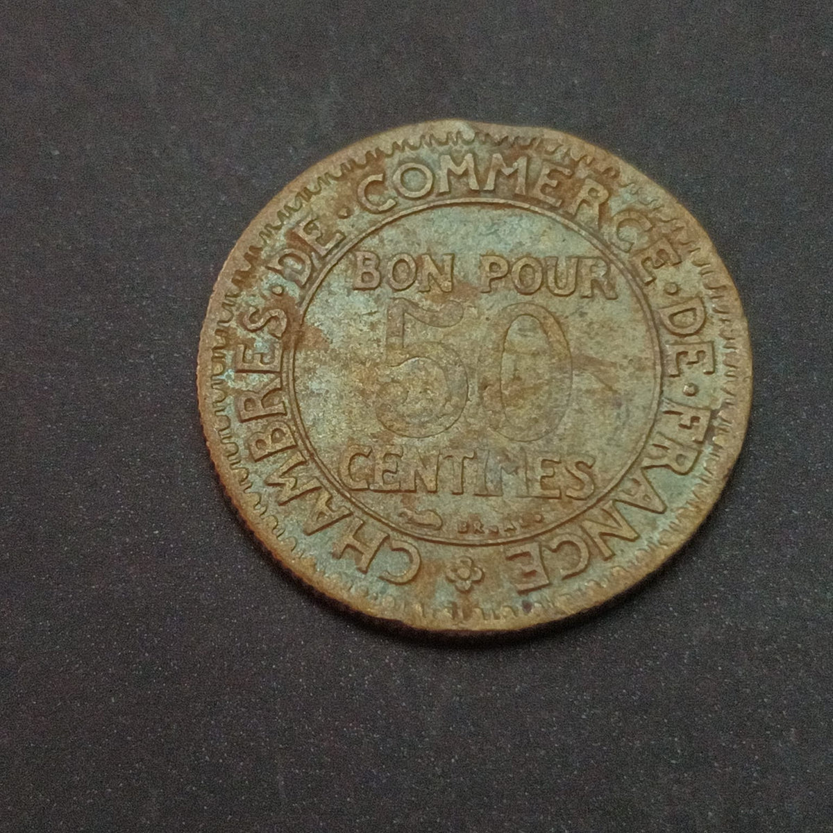 50 Centimes 1924 (Chamber of Commerce) - France (Ref : AUC2098)