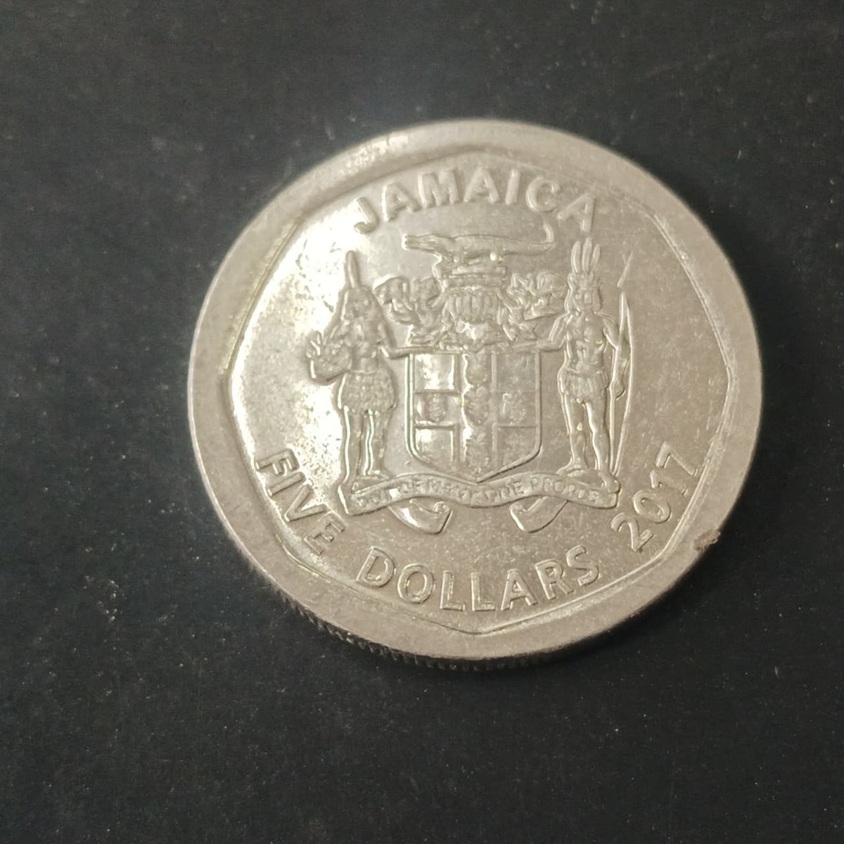 5 Dollars 2017 AUNC - Jamaica