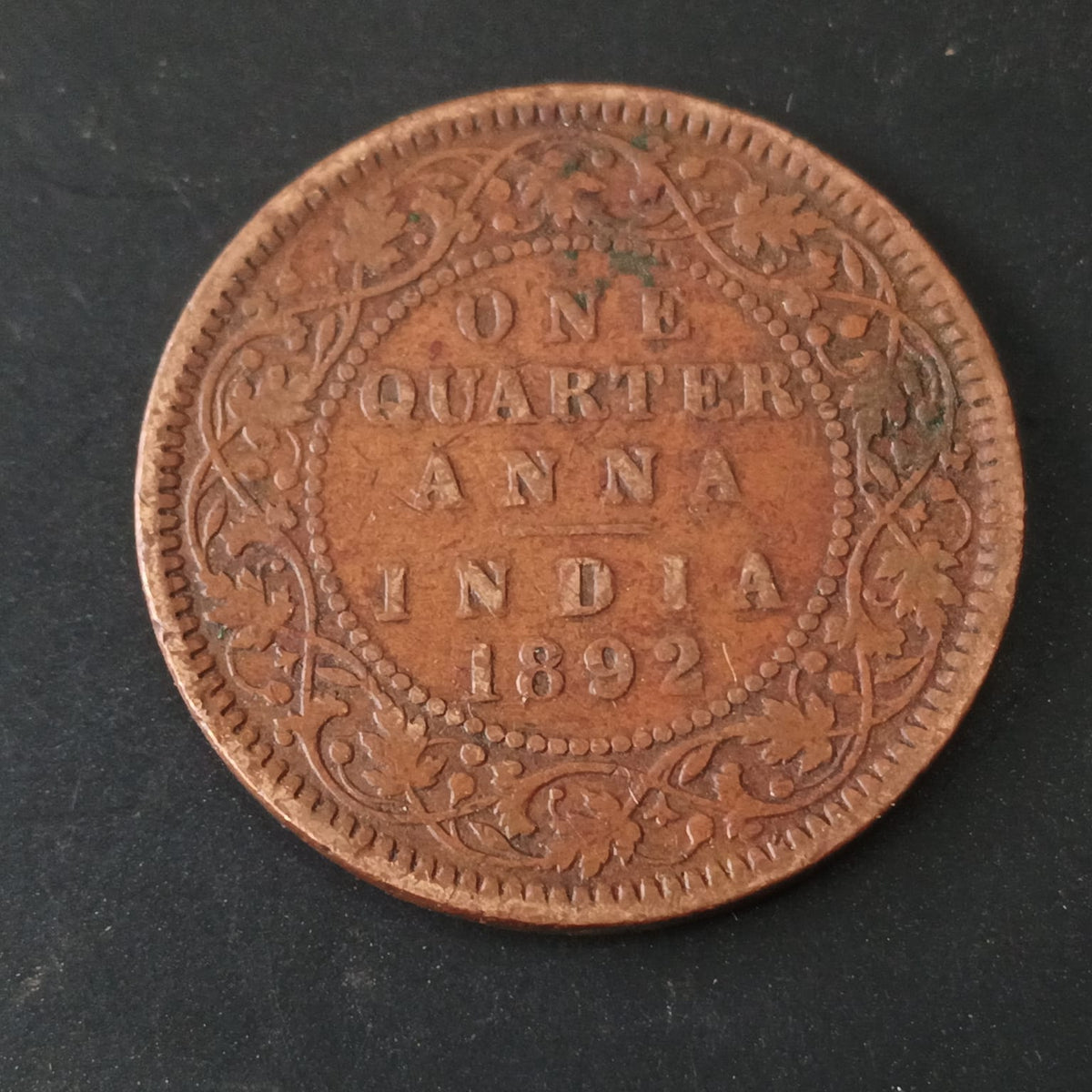 1/4 Anna 1892 Victoria - British India (Ref: AUC2060)