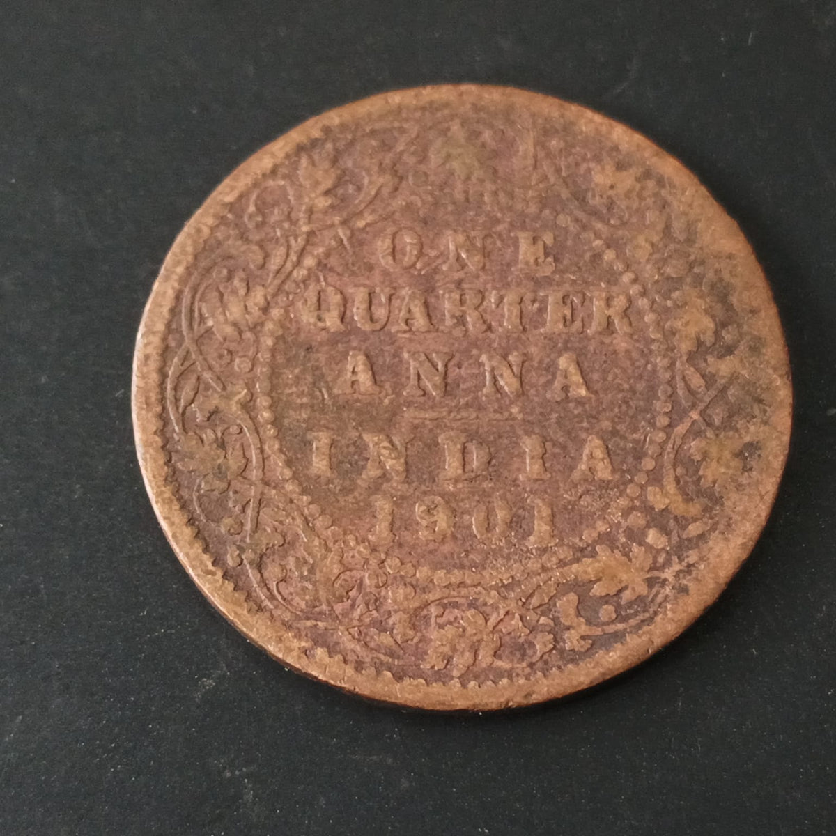 1/4 Anna 1901 Victoria - British India (Ref: AUc2057)