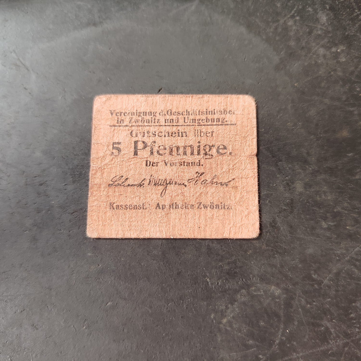 5 Pfennigs 1918 -  zwönitz - Germany (Ref : AUC1976)