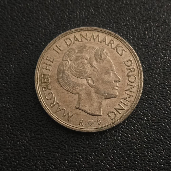 1 Krone 1984 Margrethe II - Denmark