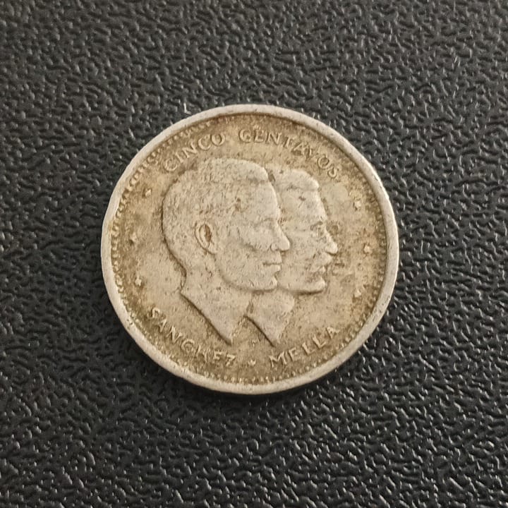 5 Centavos 1987 (Sanchez and Mella)