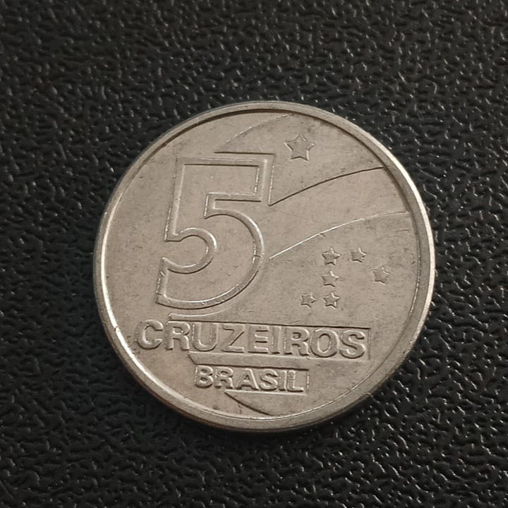 5 Cruzeiros 1990 - Brazil