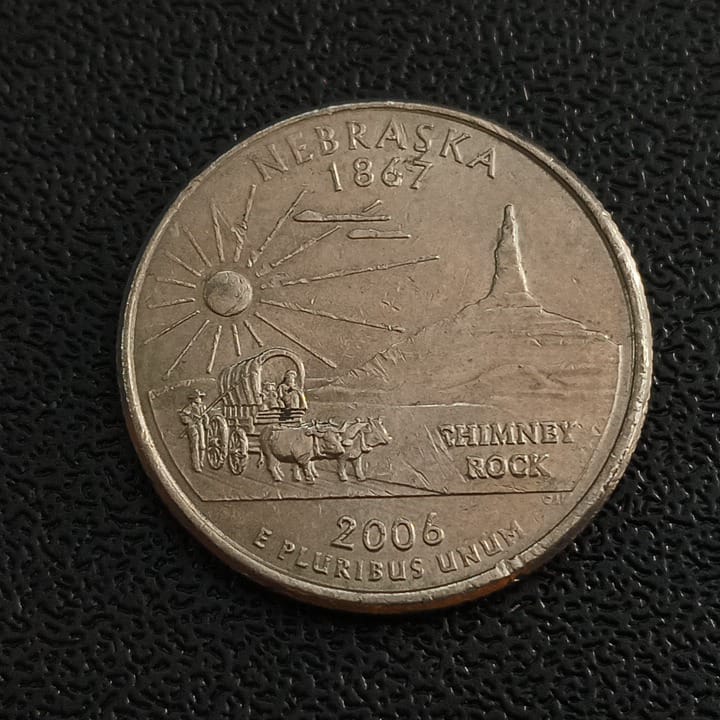 1/4 Dollar USA - Nebraska