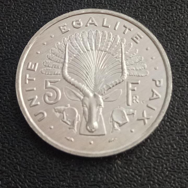 5 Francs 1991 AUNC - Djibouti