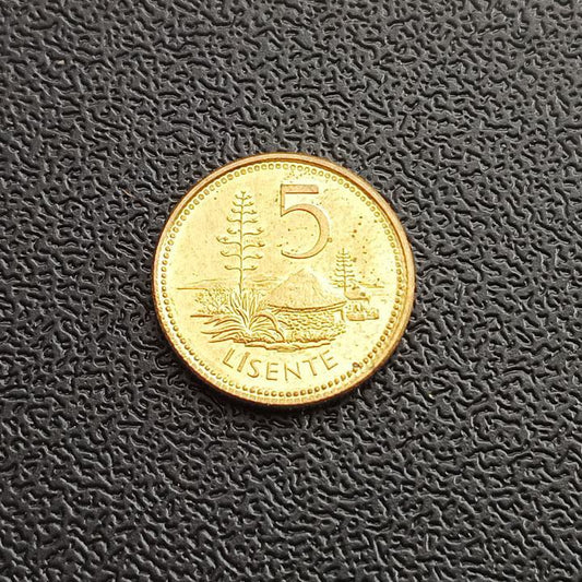 5 Lisente 1998 UNC - Lesotho