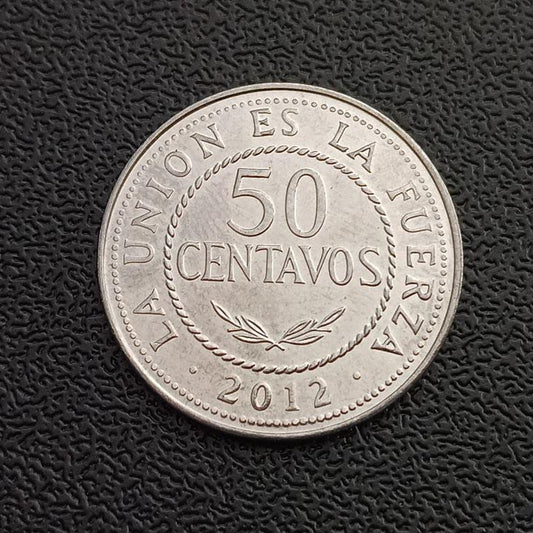 50 Centavos 2012 UNC - Bolivia