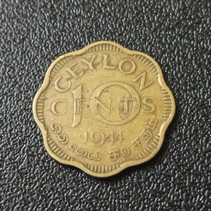 10 Cents 1944 - Ceylon