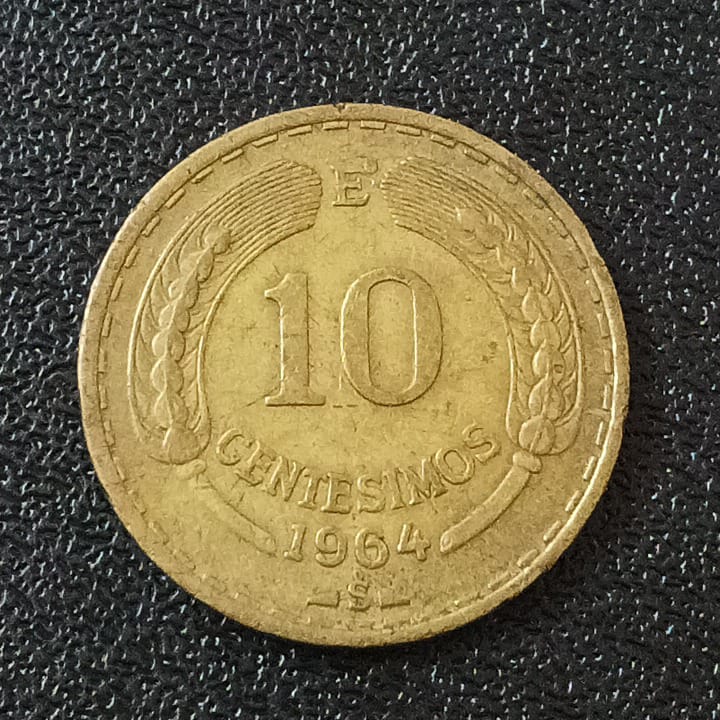 10 Centesimos  - Chile (big coin)