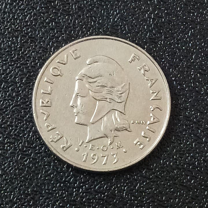 10 Francs 1973 - French Polynesia