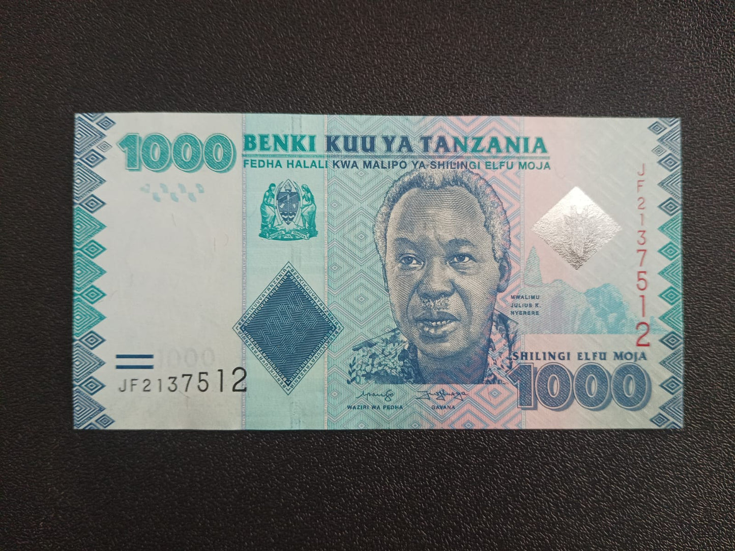 1000 Shillings (2010-2019) UNC - Tanzania