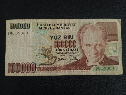 100000 LIRA 1970 - Turkey (Ref : 080503N)