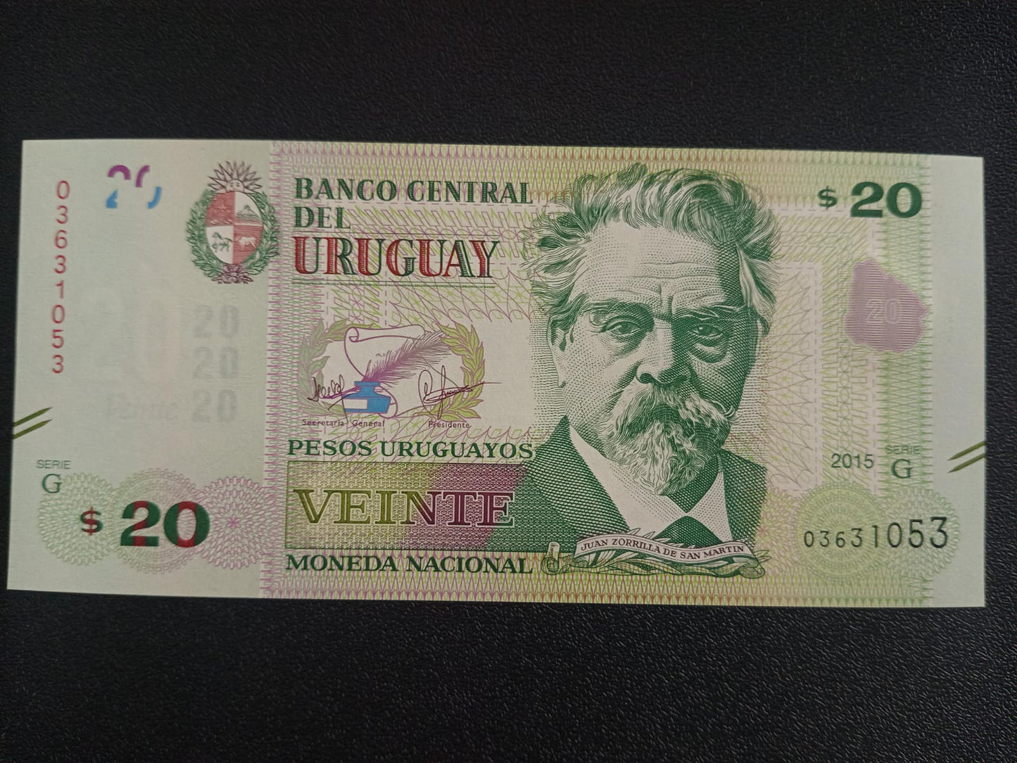 20 Pesos 2015 UNC - Uruguay
