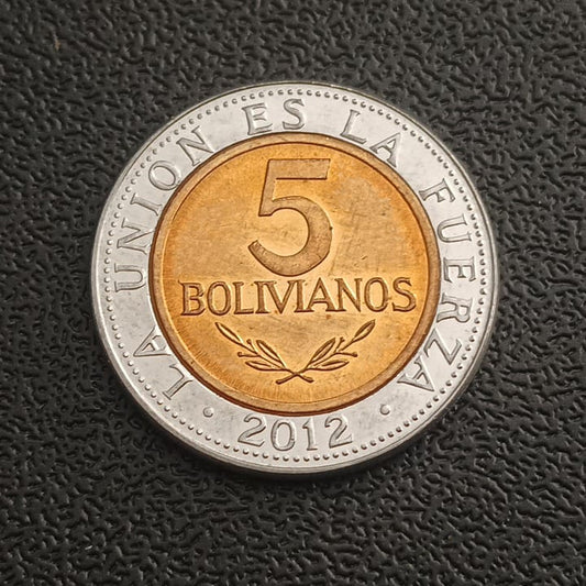 5 Bolivianos  AUNC - Bolivia