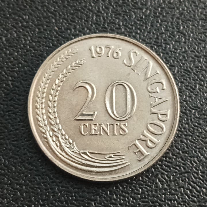 20 Cents - Singapore Old issue Scarce