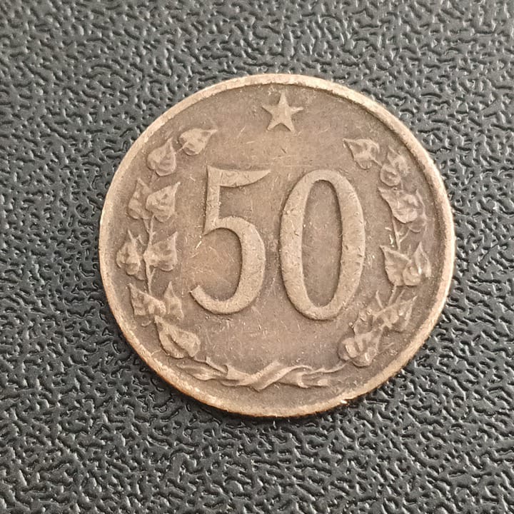 50 Haleru 1971 - Czech Republic