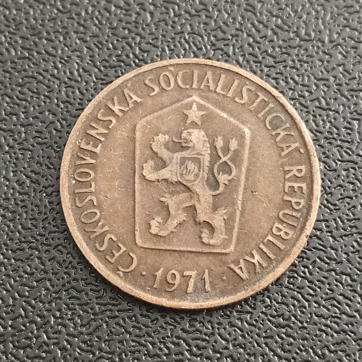 50 Haleru 1971 - Czech Republic