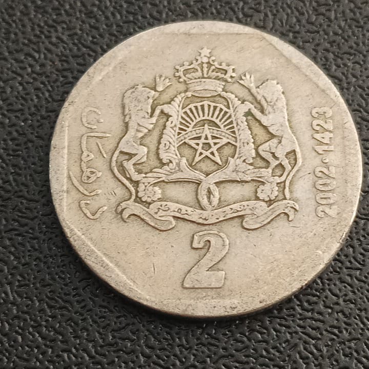 2 Dirhams 2002 - Morocco