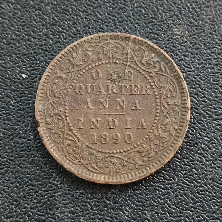 1/4 Anna 1890 Victoria (Ref : 030601)