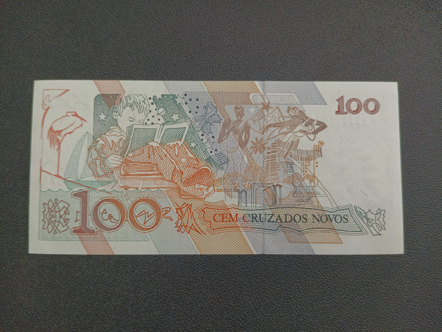 100 Cruzados Novos 1989 UNC - Brazil