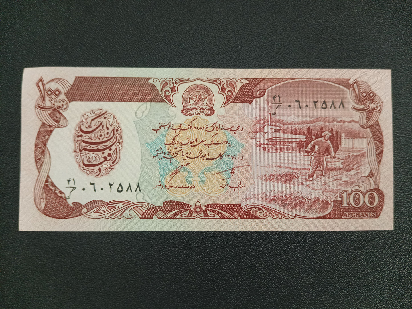 100 Afghanis 1970 UNC - Afghanistan