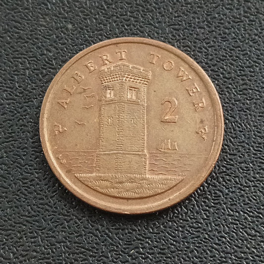 2 Pence - Isle of Man (Albert Tower)