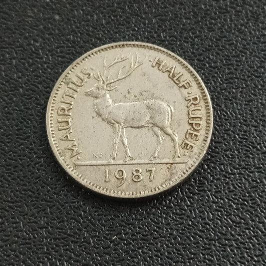 Half rupee  - Mauritius