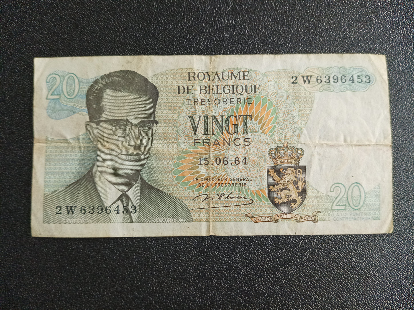 20 Francs 1964 - Belgium (Ref : 290603N)