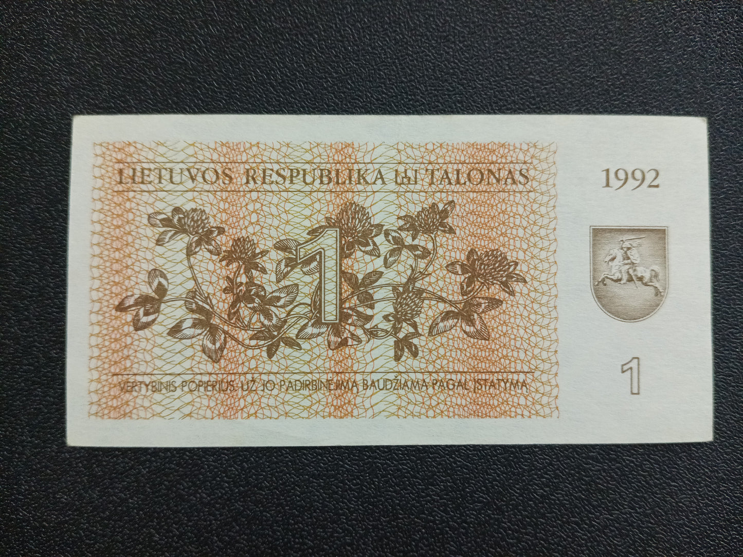 1 Talonas 1992 UNC - Lithuania