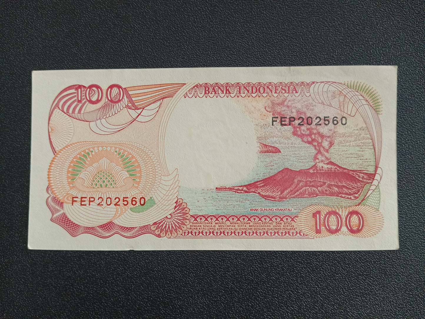 100 Rupiah 1992 UNC - Indonesia