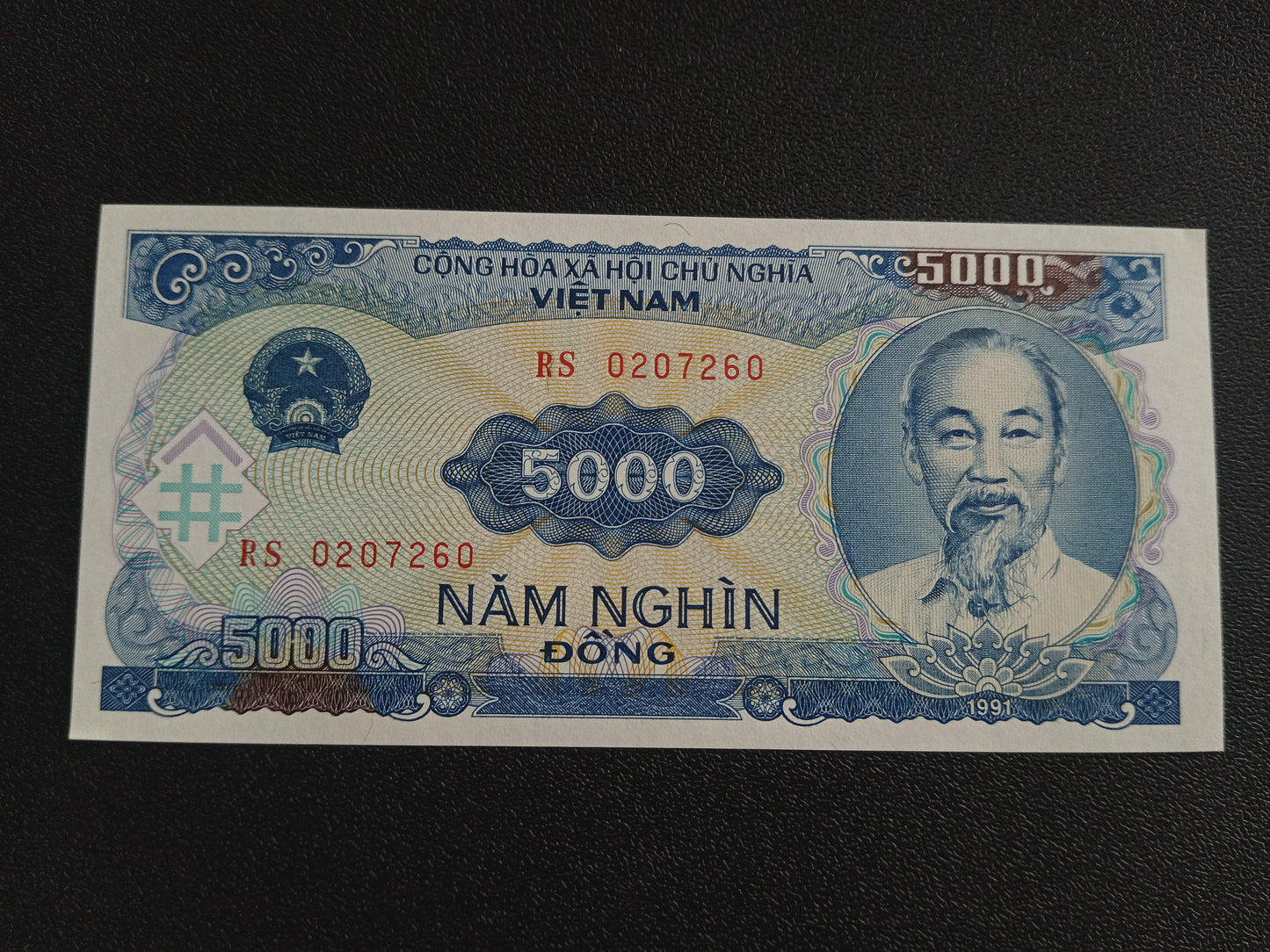 5000 Dong 1991 UNC - Vietnam