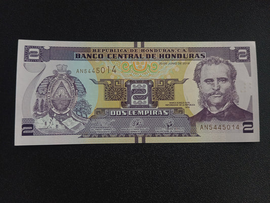 2 Lempira  UNC - Honduras