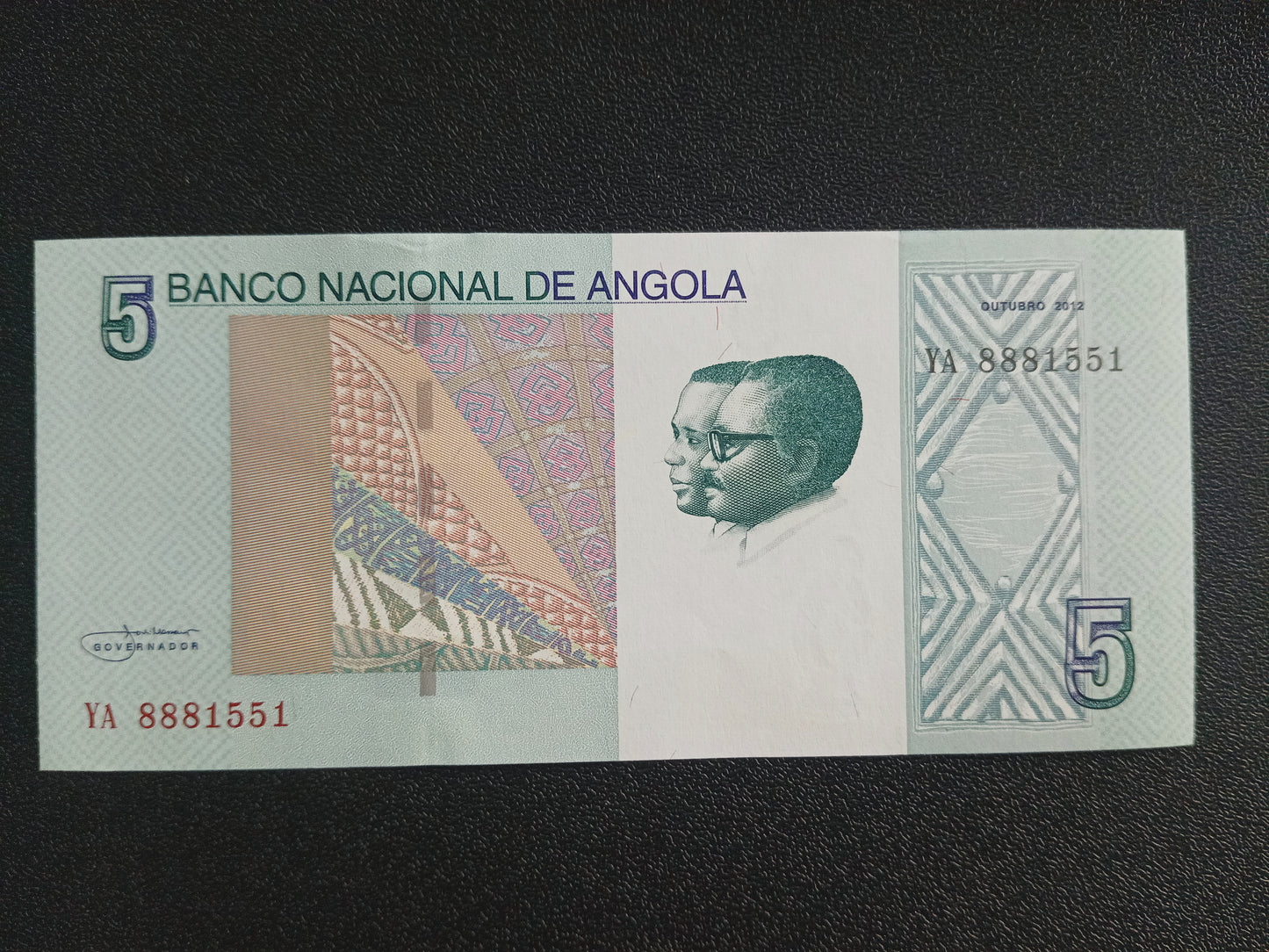 5 Kwanzas 2012 UNC - Angola